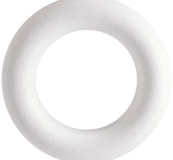 VBS Paillettentechnik|Diverse Materialien>Styroporring flach (Römer), Ø 17 cm