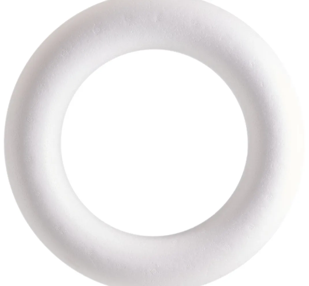 VBS Paillettentechnik|Diverse Materialien>Styroporring flach (Römer), Ø 30 cm