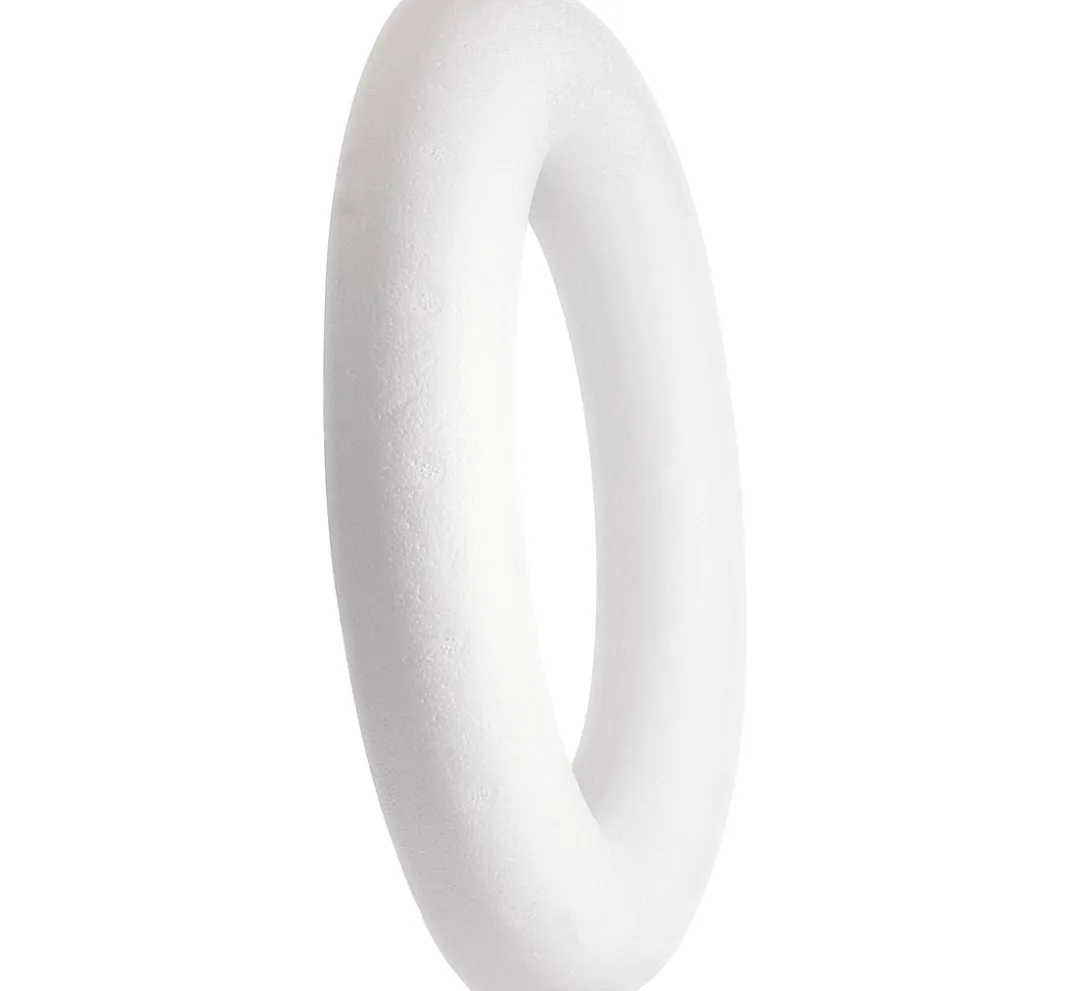 VBS Paillettentechnik|Diverse Materialien>Styroporring flach (Römer), Ø 30 cm