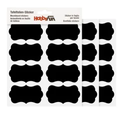 HobbyFun Kreidetafeln|Sticker & Klebebänder>Tafelfolien-Sticker "Rechteck - geschwungen"