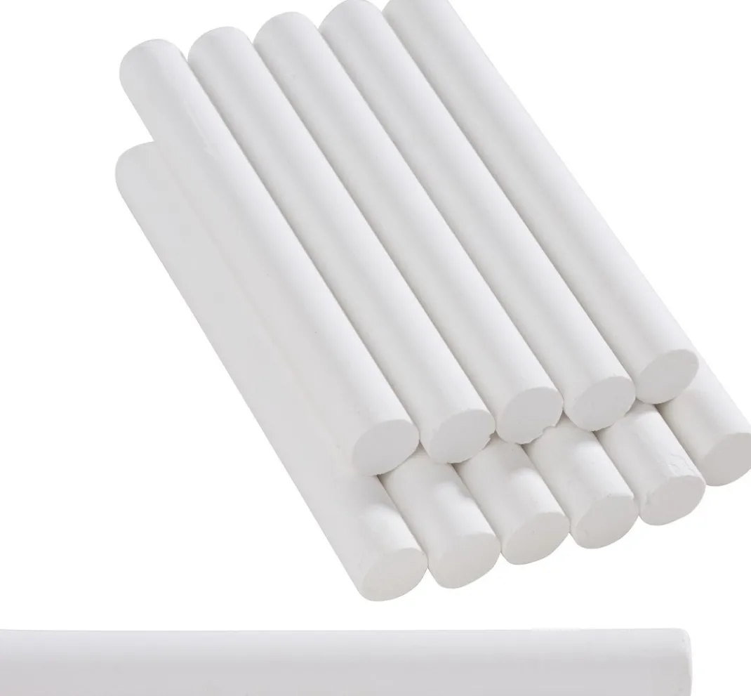 Kinder Rayher Stifte & Marker>Tafelkreide, Ø 9,5 mm, 12 Stück, Weiß