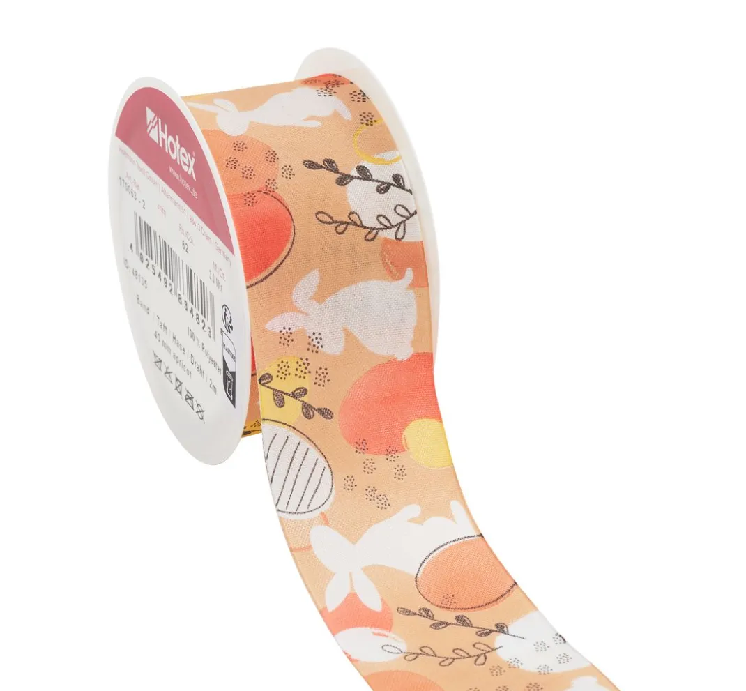 HOTEX Schleifenband|Geschenk- & Ringelband>Taftband "Hase"