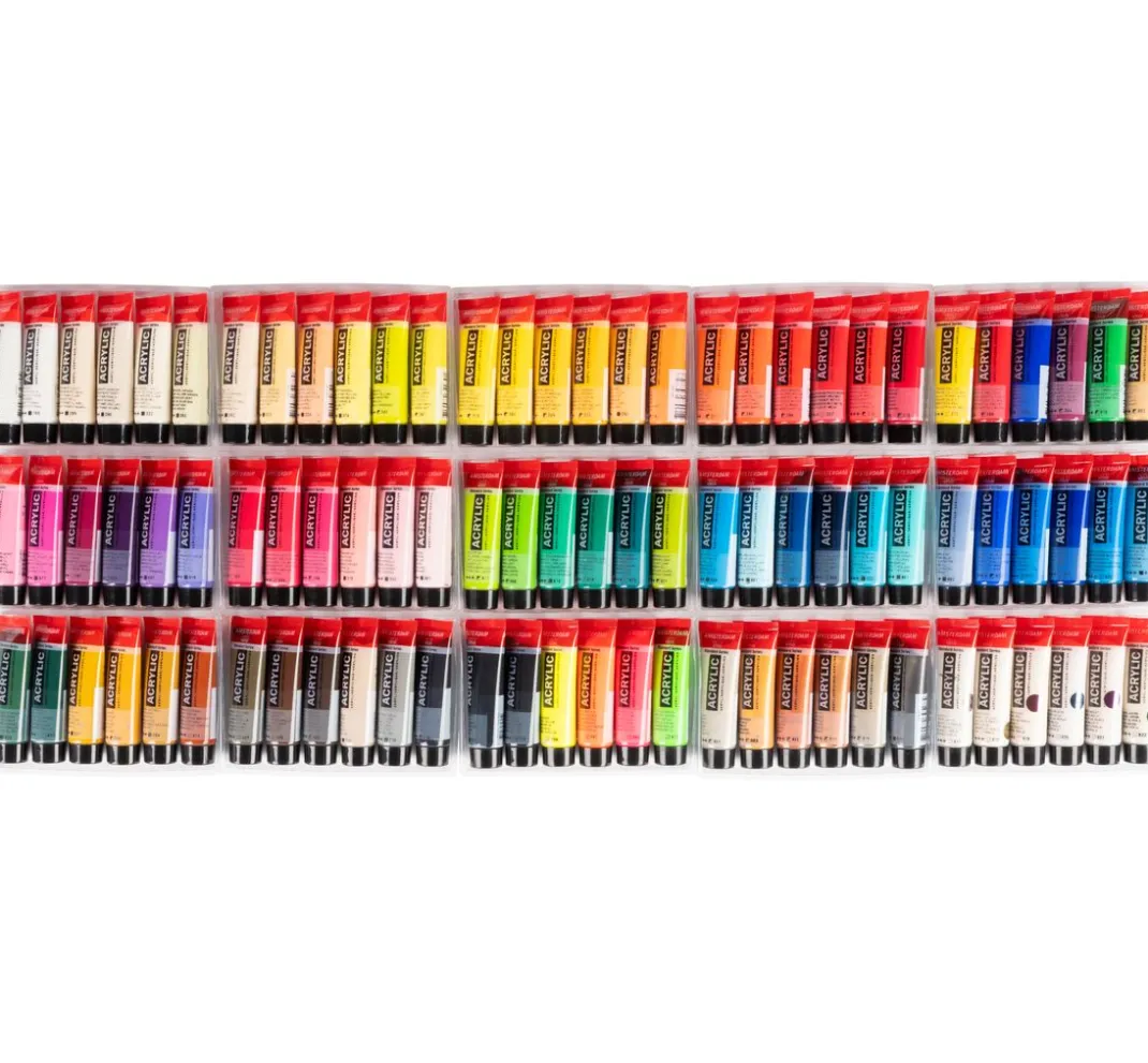 AMSTERDAM Künstlerfarbe>Talens Acrylfarben-Set "General Selection 90"