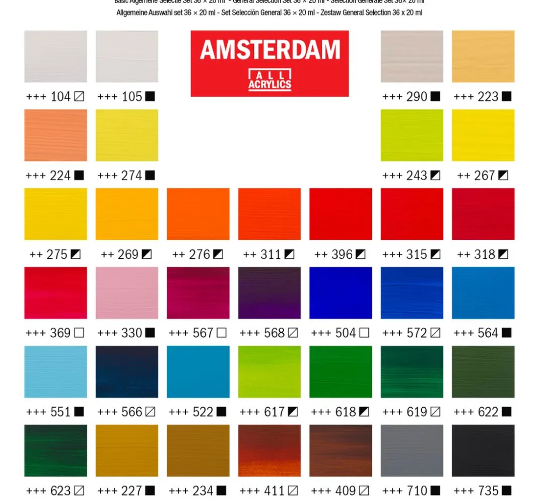 AMSTERDAM Künstlerfarbe>Talens Acrylfarben-Set "Dream"