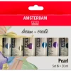 AMSTERDAM Künstlerfarbe>Talens Acrylfarben-Set "Pearlescent"