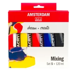 AMSTERDAM Farbsets|Künstlerfarbe>Talens Acrylfarben-Set "Mix"