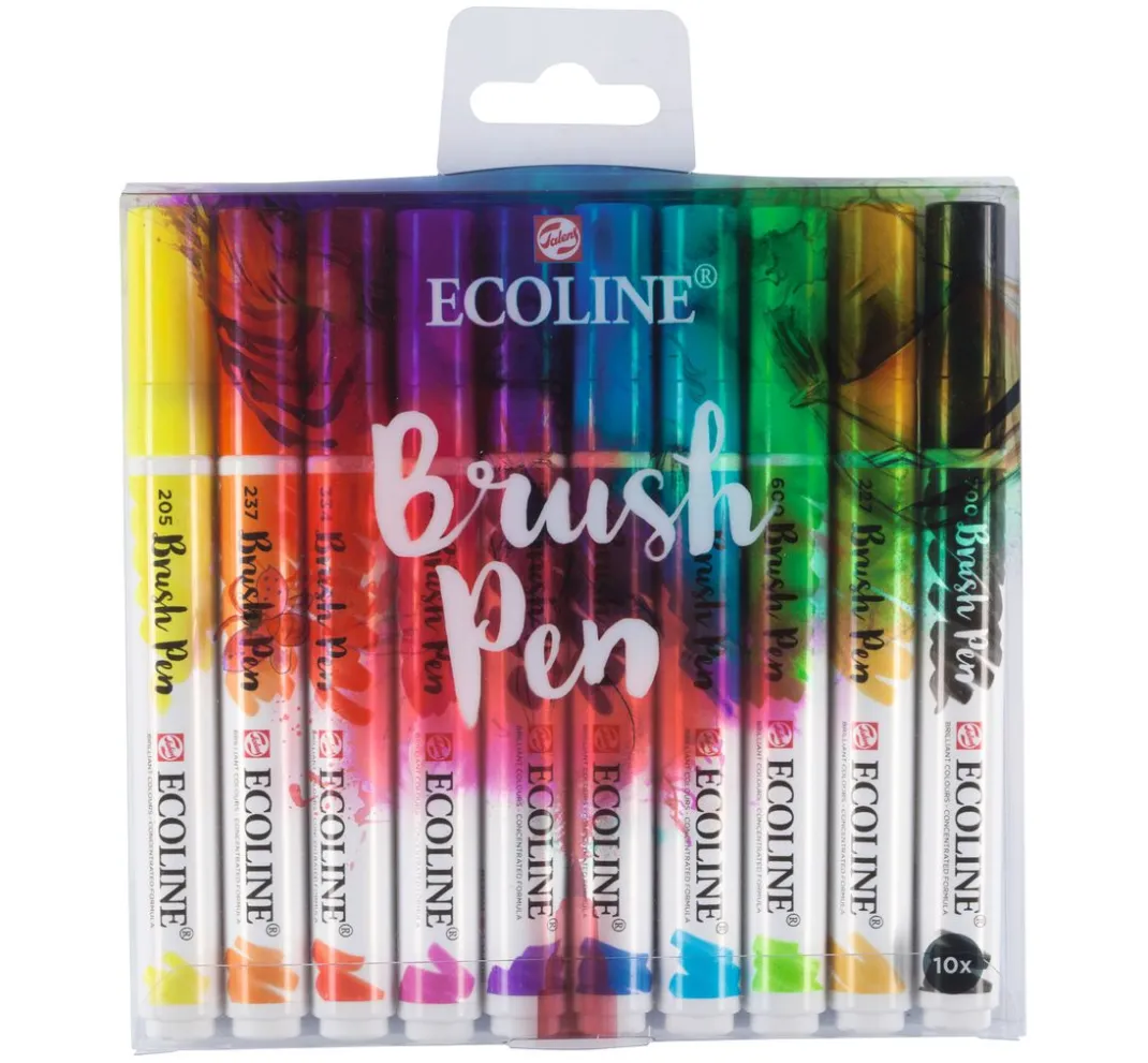 Talens Aquarell|Stifte>Ecoline Brush Pen Set "10 Farben"