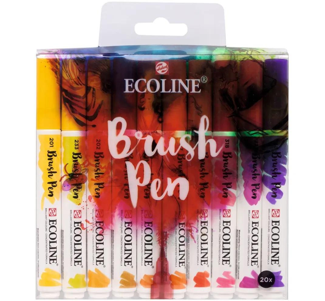 Talens Stifte>Ecoline Brush Pen Set "20 Farben"