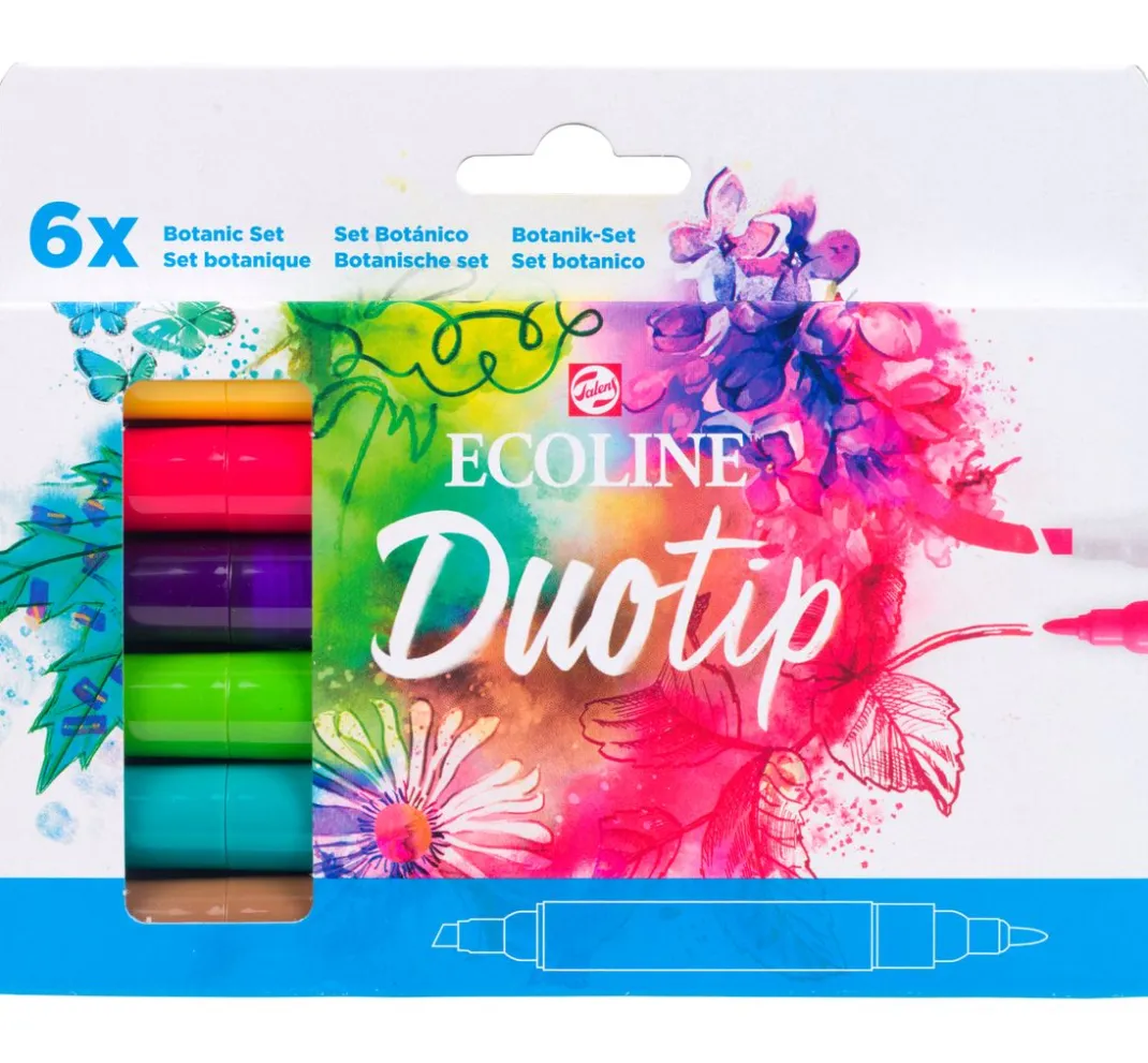 Talens Aquarell|Stifte>Ecoline Duotip "Botanik-Set"