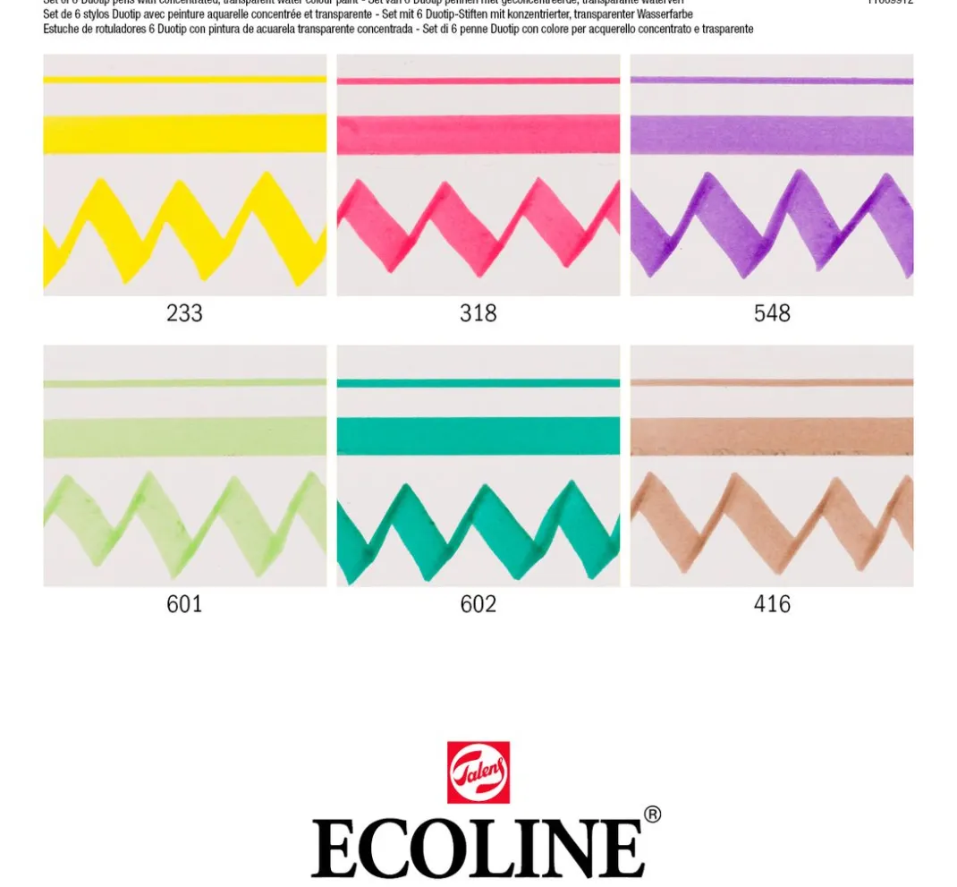 Talens Aquarell|Stifte>Ecoline Duotip "Botanik-Set"