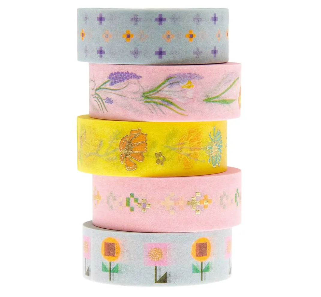 Rico Design Masking Tape|Sticker & Klebebänder>Tape-Set "Floral"