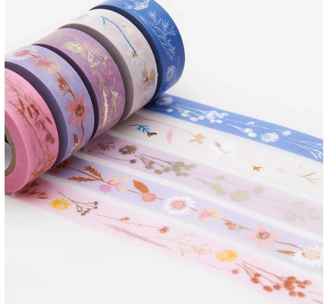 Rico Design Masking Tape|Sets>Tape-Set "Trockenblumen"