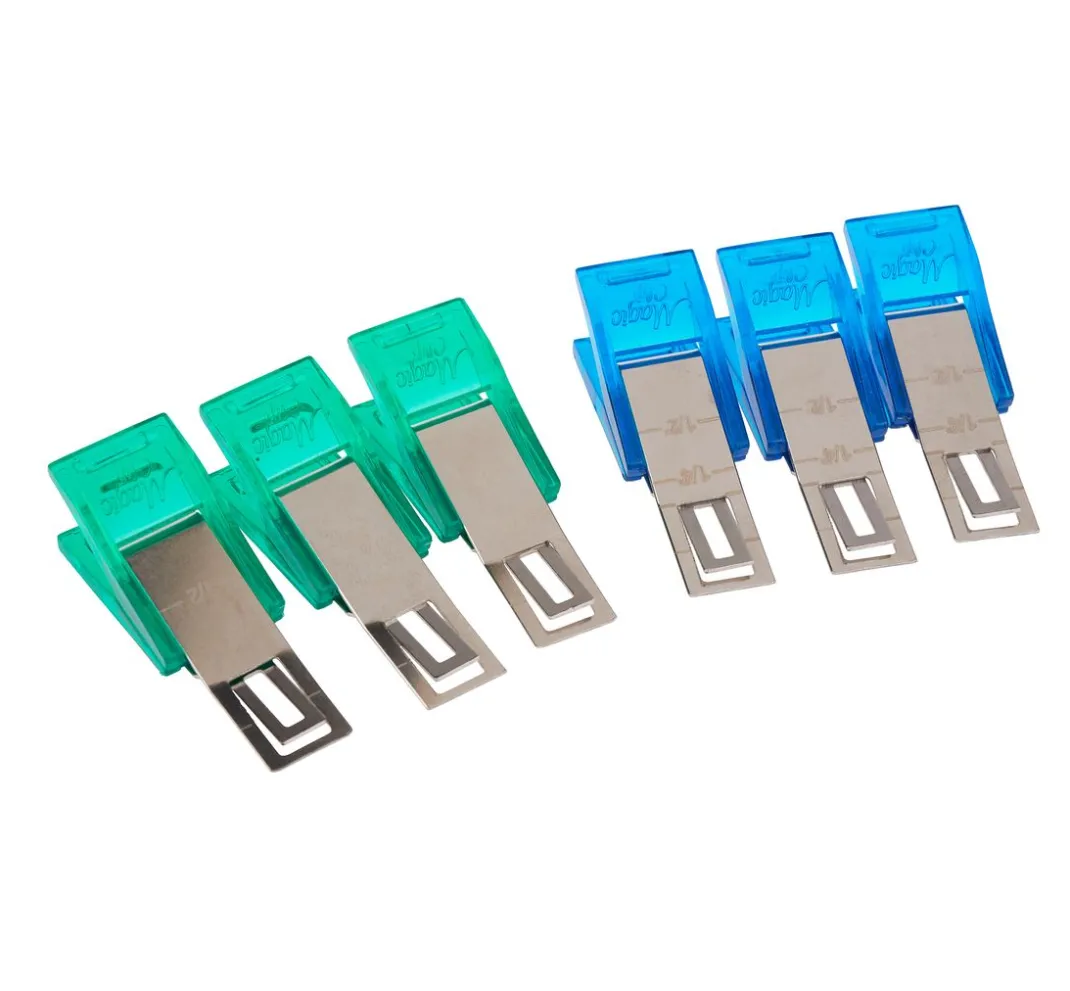 Taylor Seville Weiteres Nähzubehör|Nähwerkzeug>Stoffklammern Magic Clips, 6 Stück