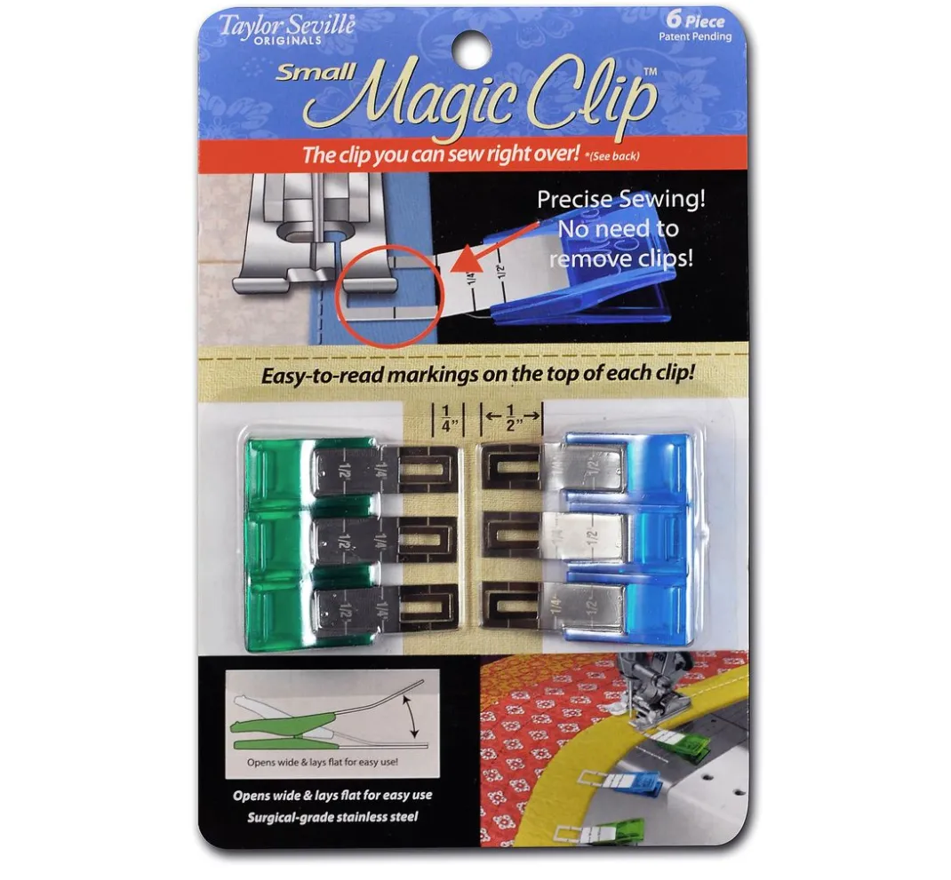 Taylor Seville Weiteres Nähzubehör|Nähwerkzeug>Stoffklammern Magic Clips, 6 Stück