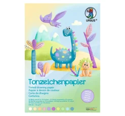 Kinder URSUS Papier|Tonpapier & Fotokarton>Tonpapier-Block "Pastell"