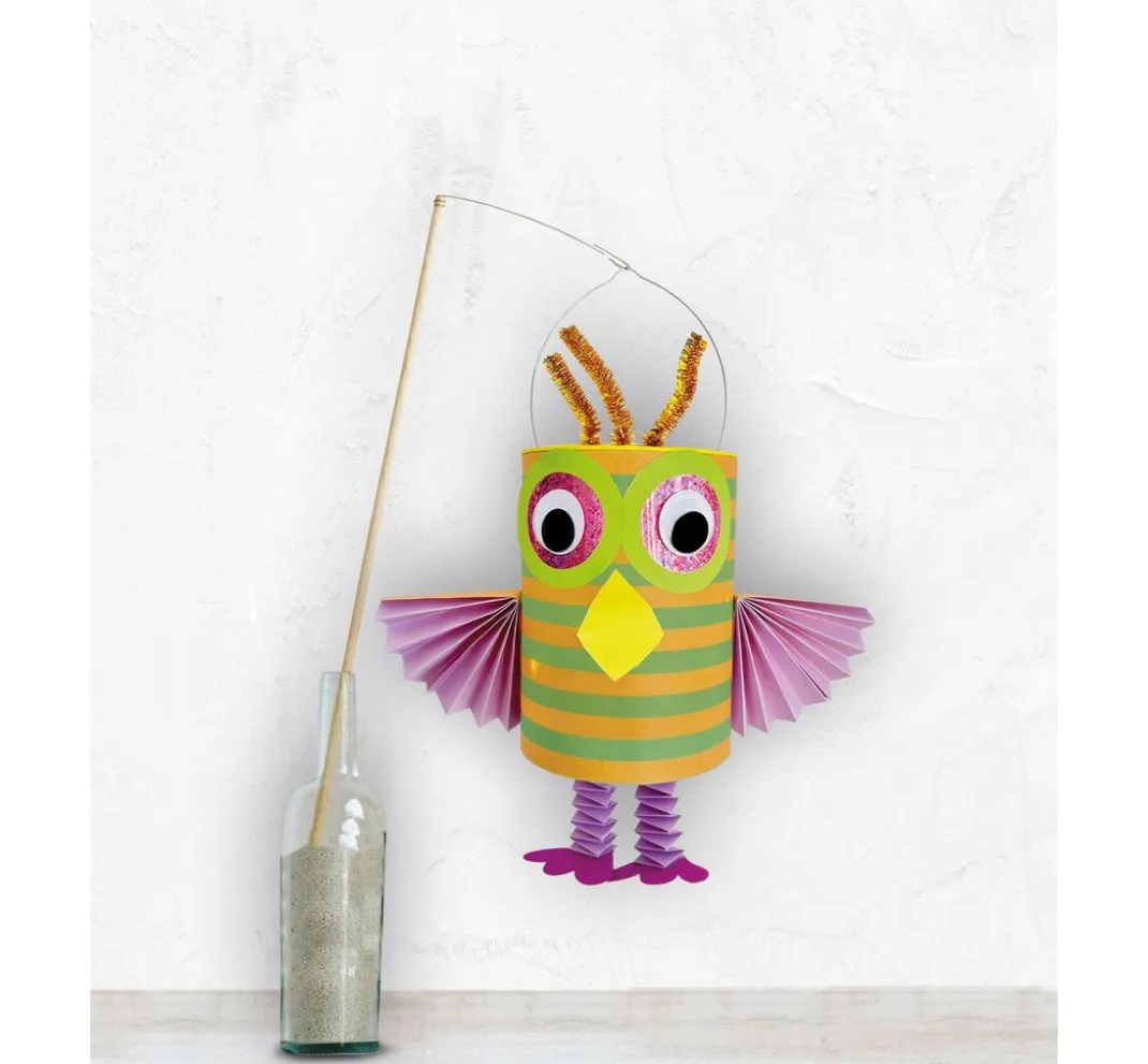 Kinder MarpaJansen Laterne Basteln|Transparentpapier>Transparentpapier "Happy Stripes"