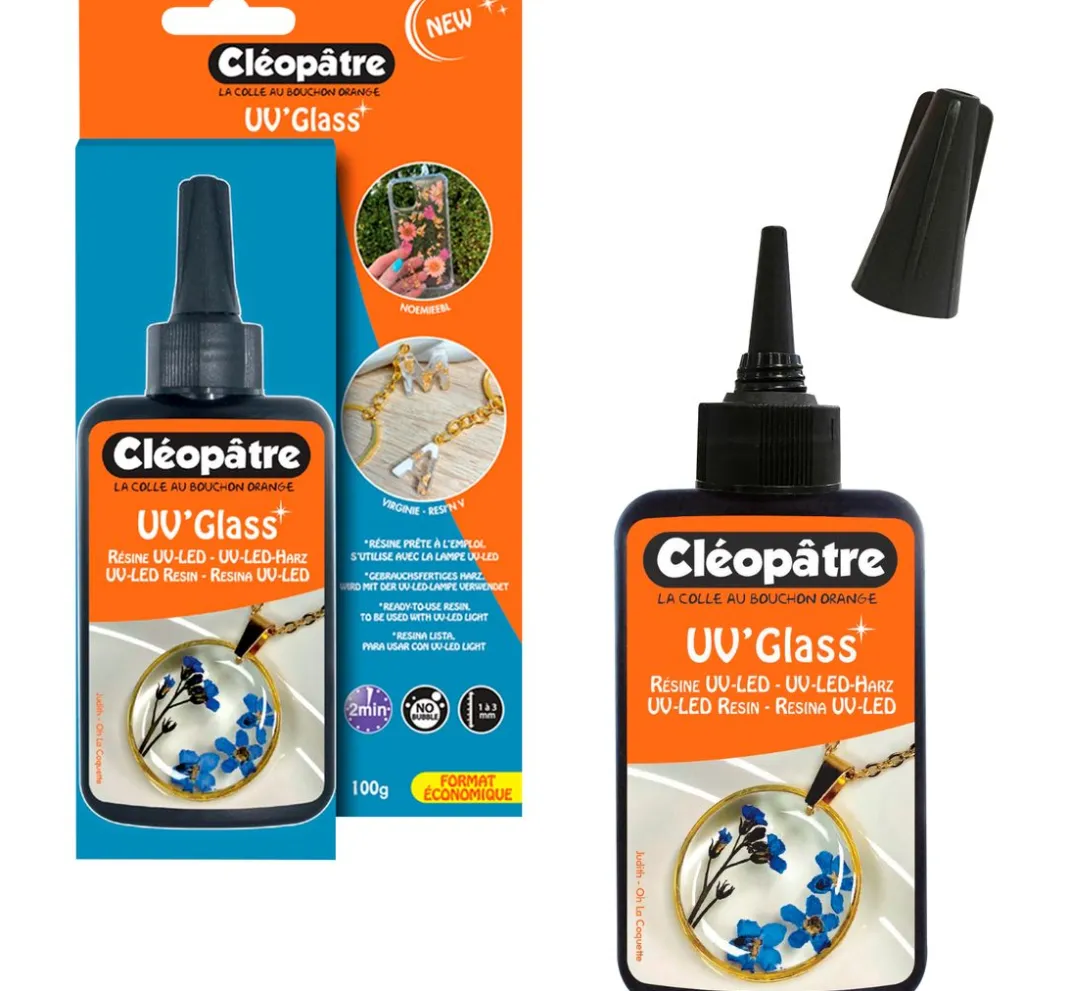 Cléopâtre Schmuck Gießen|Modelliermassen>UV-Gießharz " Resin UV'Glass"