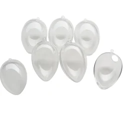 VBS Acrylformen>Acrylei mit Bohrung, 6 Stück