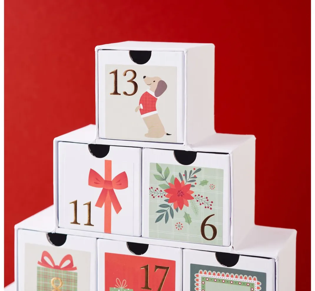VBS Adventskalender|Holz, Mdf & Pappmaché>Adventskalender "Tannenbaum"