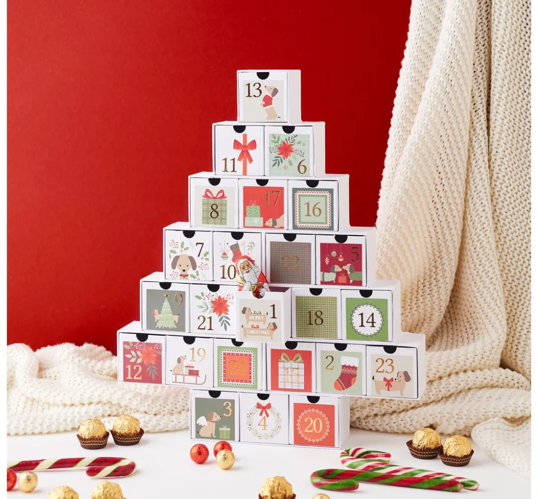 VBS Adventskalender|Holz, Mdf & Pappmaché>Adventskalender "Tannenbaum"