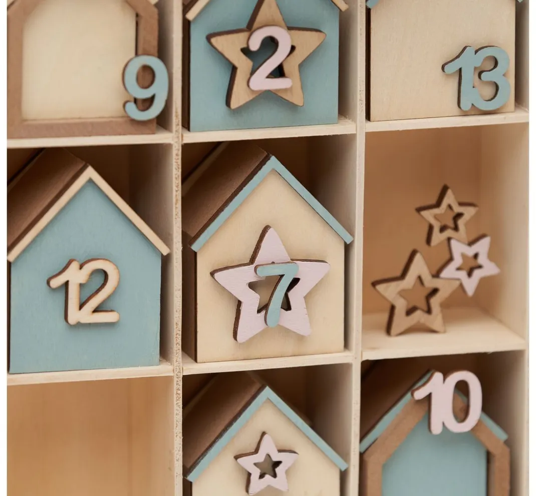VBS Adventskalender|Holz, Mdf & Pappmaché>Adventskalender-Häuser