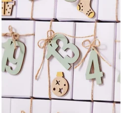 VBS Adventskalender|Anhänger>Adventszahlen "Anhänger" mit Kordel