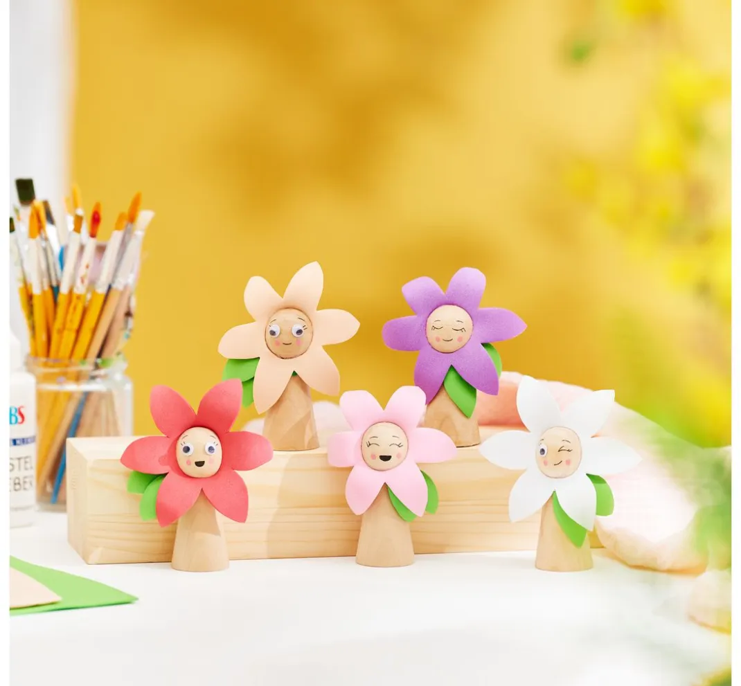 Kinder VBS Deko-Bastelsets|Weitere Geschenkideen Für Kinder>Bastelset "Frühlings-Blümchen"