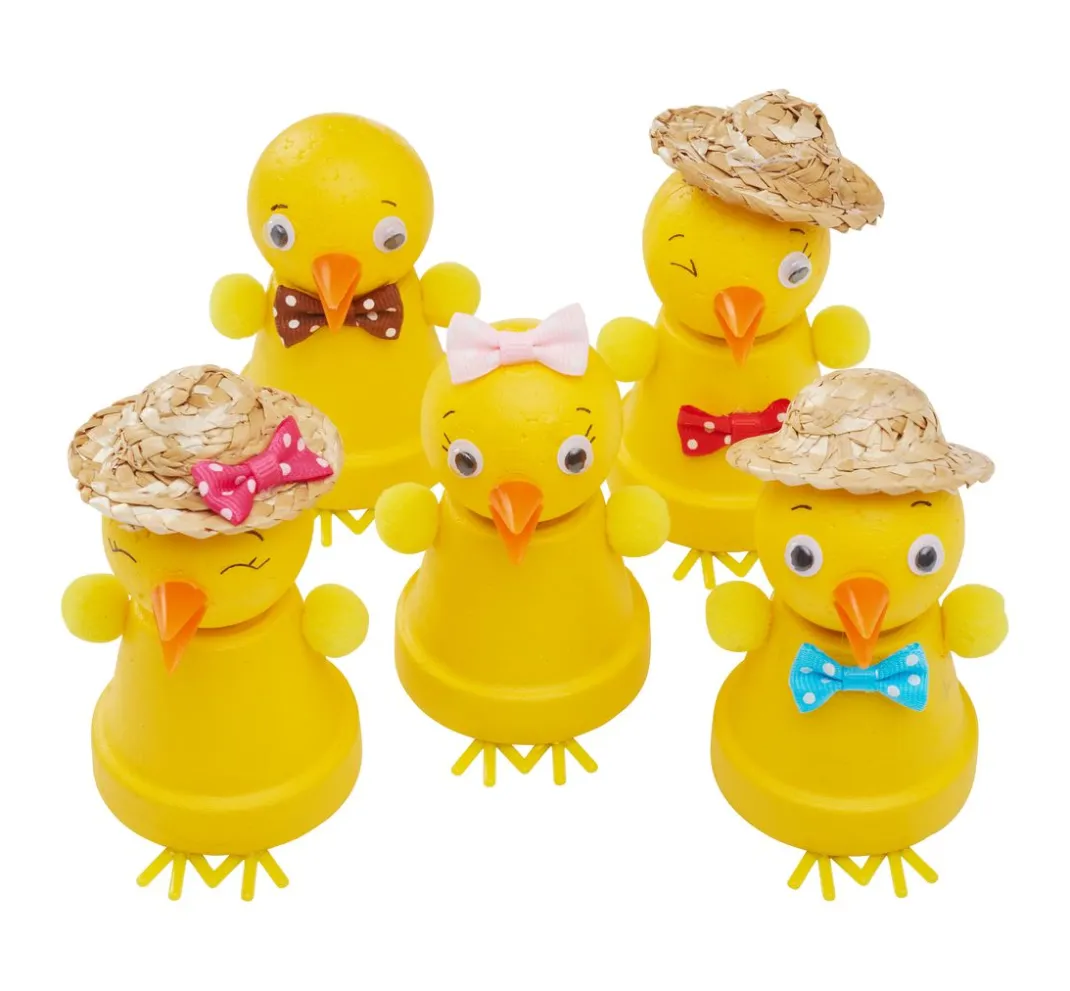 Kinder VBS Deko-Bastelsets|Weitere Geschenkideen Für Kinder>Bastelset "Tontopf-Küken"