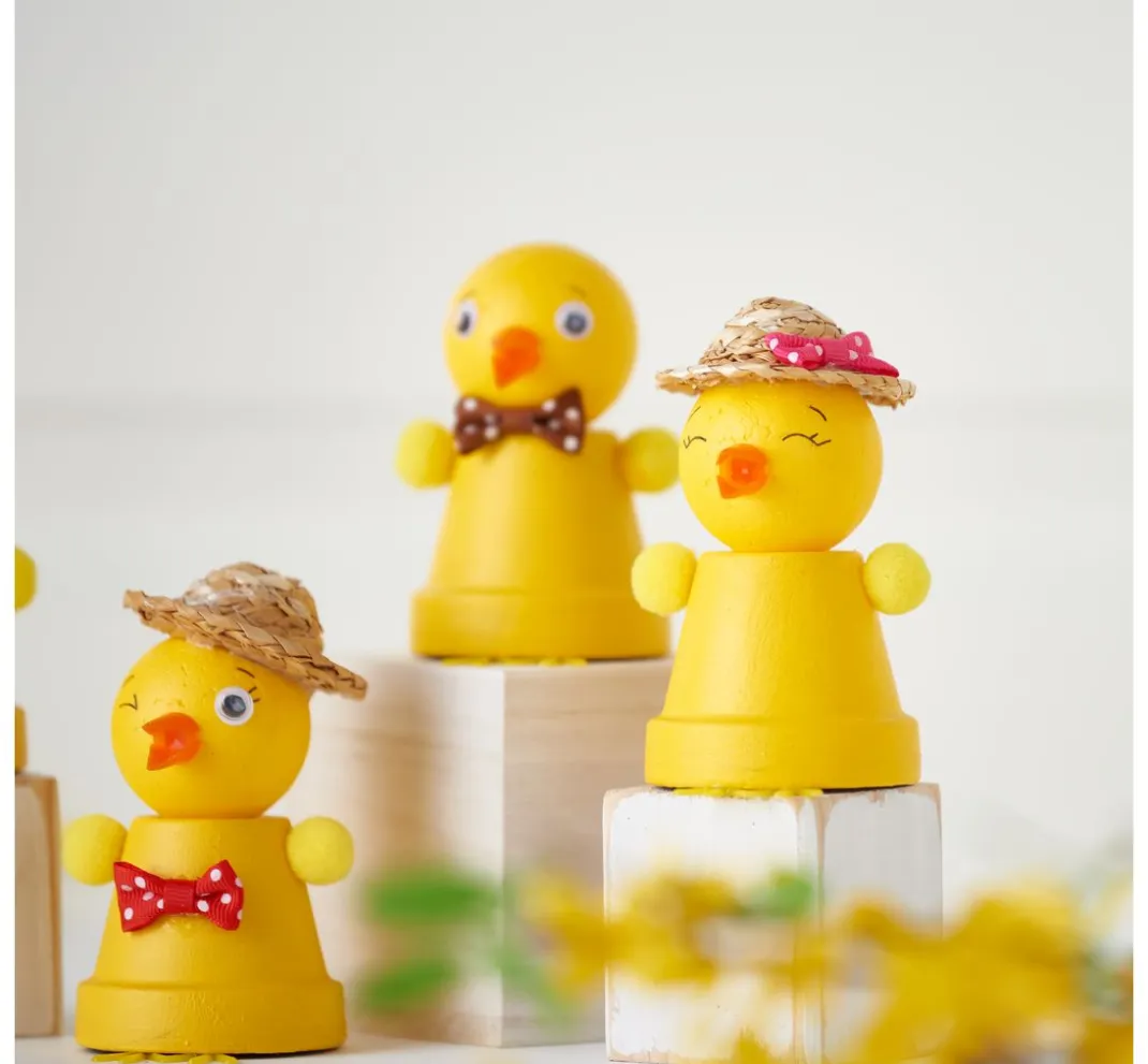 Kinder VBS Deko-Bastelsets|Weitere Geschenkideen Für Kinder>Bastelset "Tontopf-Küken"