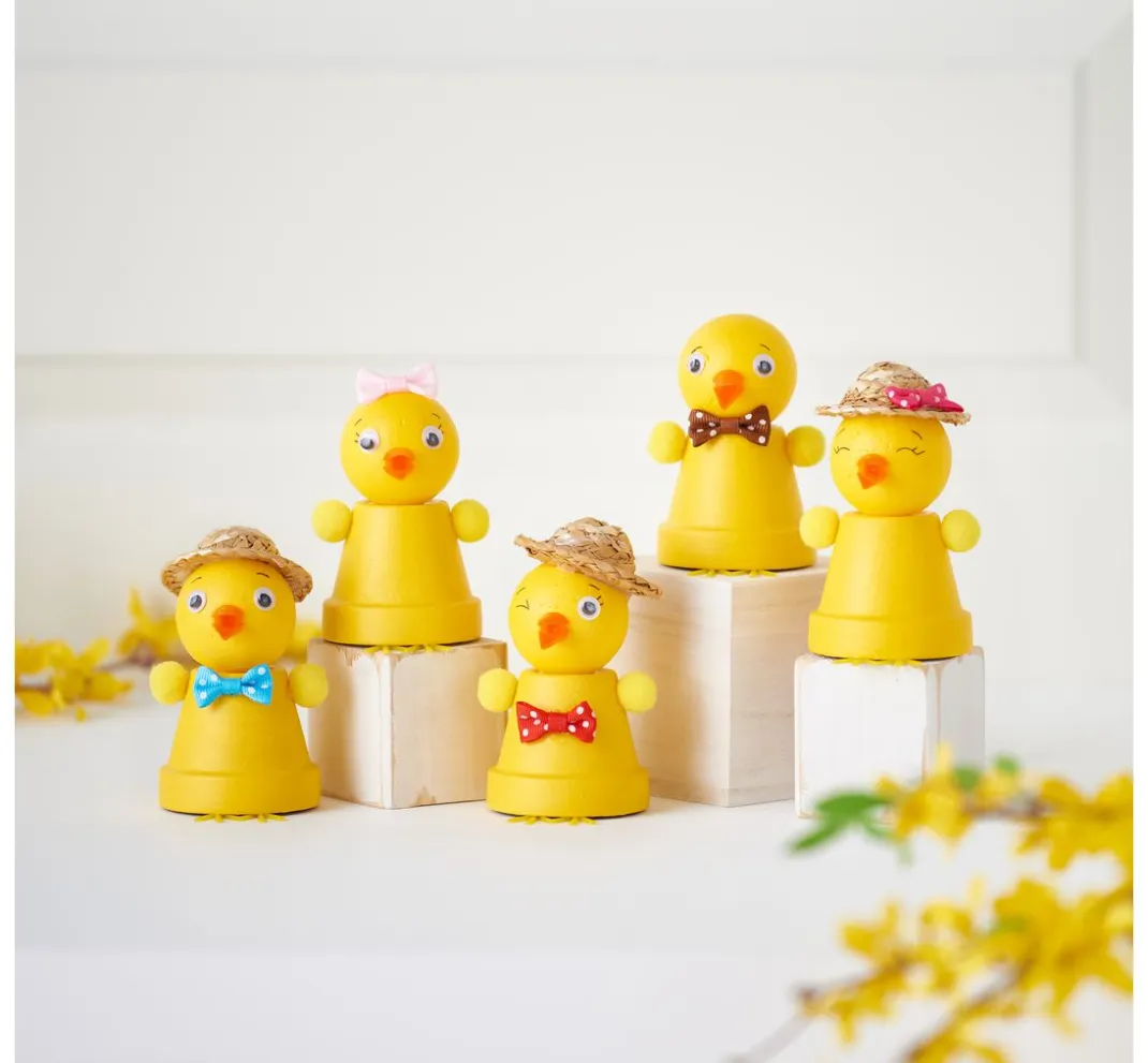 Kinder VBS Deko-Bastelsets|Weitere Geschenkideen Für Kinder>Bastelset "Tontopf-Küken"