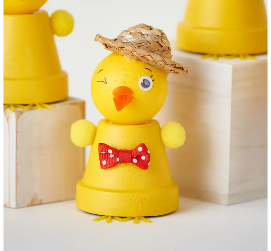 Kinder VBS Deko-Bastelsets|Weitere Geschenkideen Für Kinder>Bastelset "Tontopf-Küken"