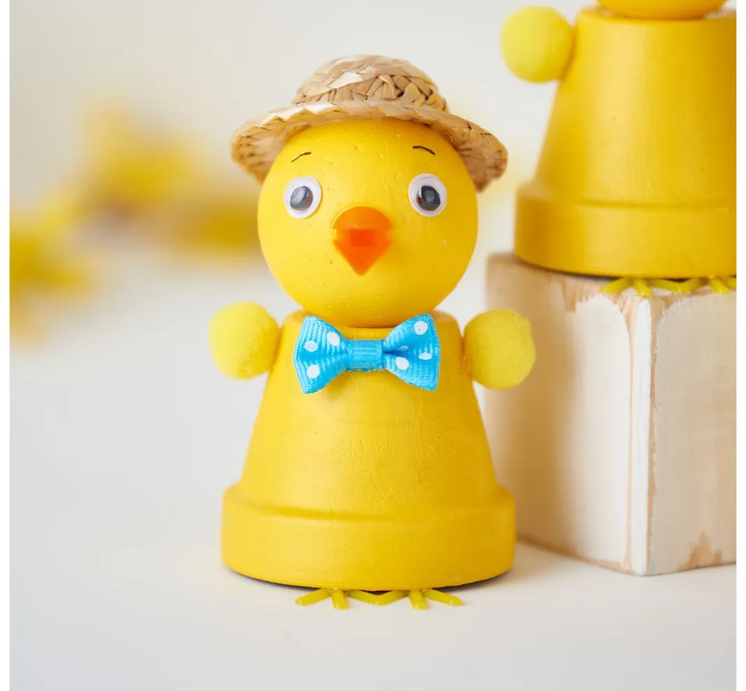 Kinder VBS Deko-Bastelsets|Weitere Geschenkideen Für Kinder>Bastelset "Tontopf-Küken"
