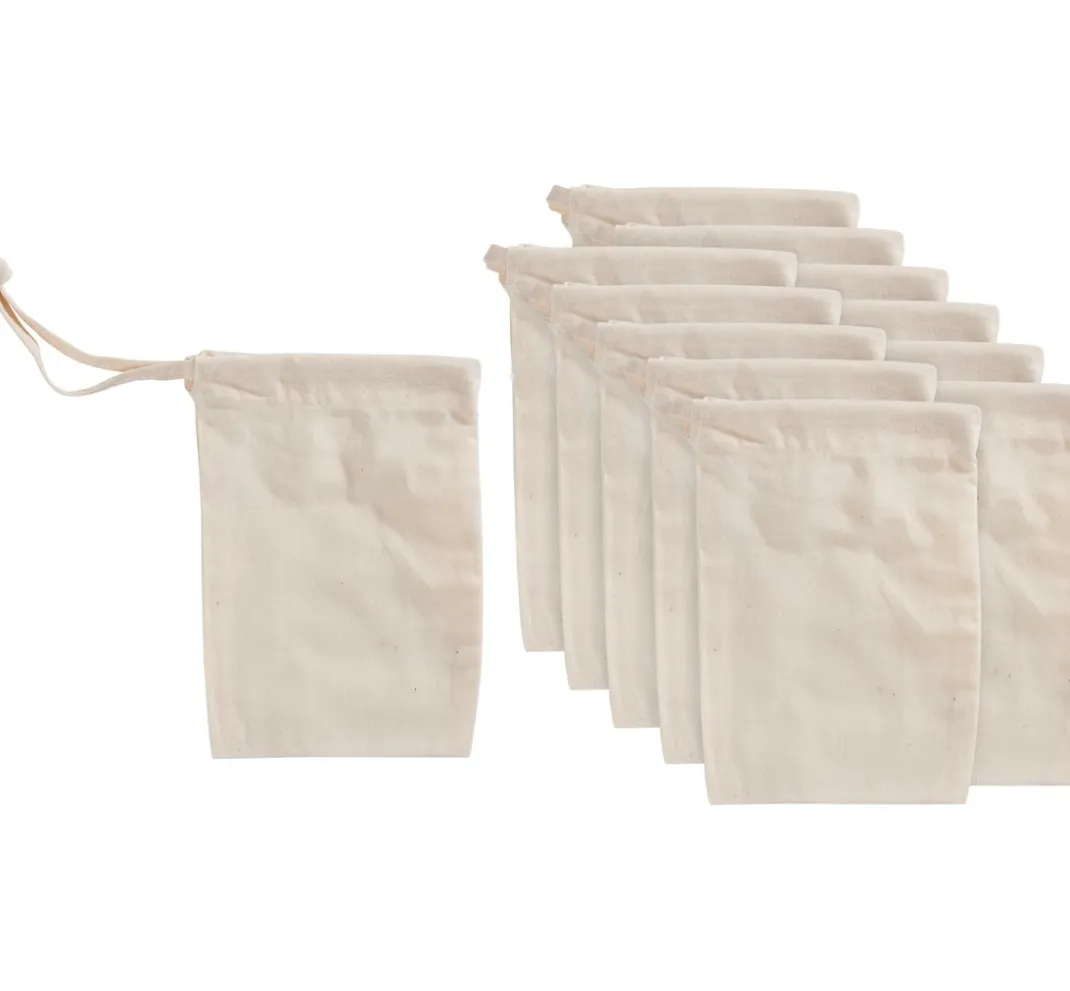 VBS Textil-Design|Taschen-Design>Baumwollbeutel "10 x 15 cm", 12 Stück