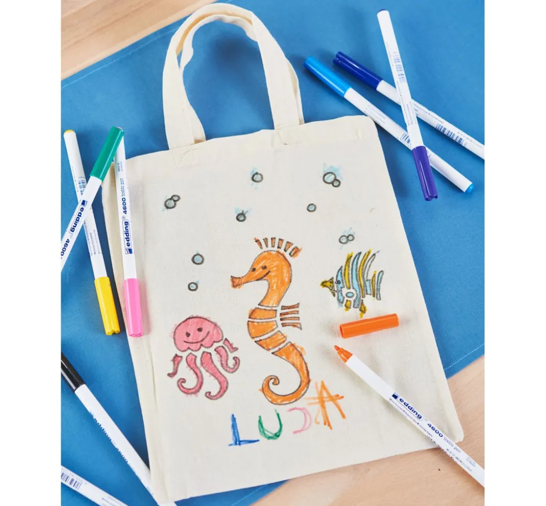 VBS Textil-Design|Taschen-Design>Baumwolltasche, 22 x 26 cm, BW Natur