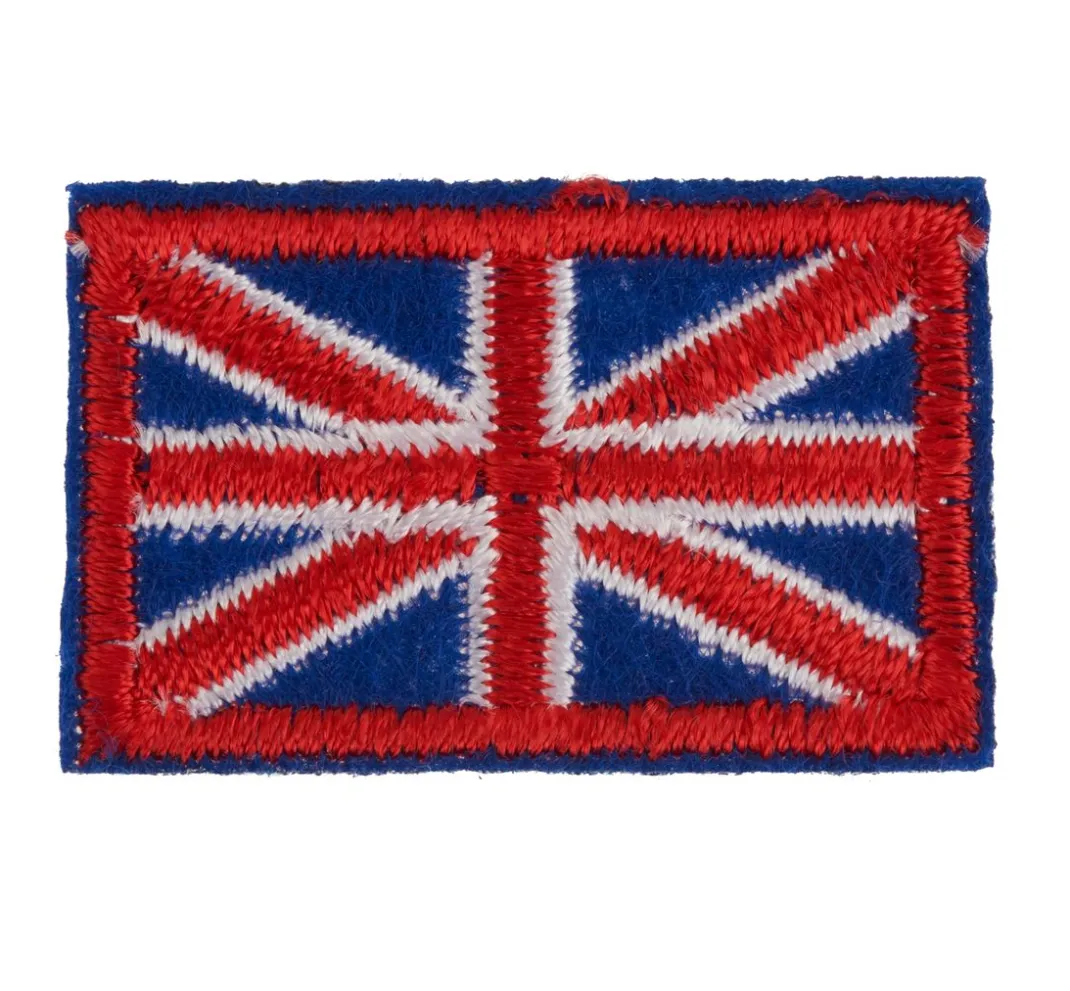 VBS XXL Applikationen & Labels|Textil-Design>VBS Bügelapplikationen "Union Jack", 50 Stück
