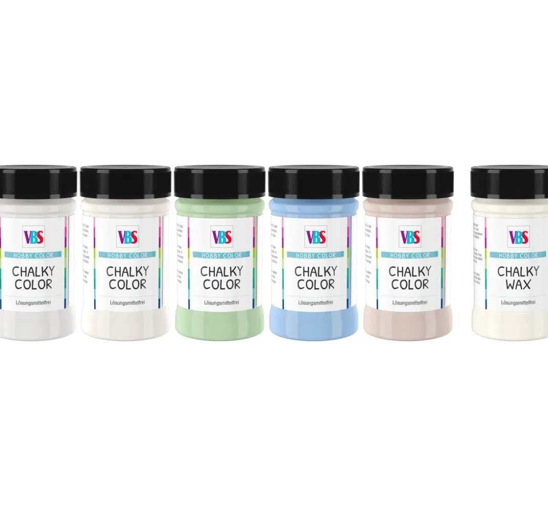 VBS Kreidefarbe|Effektfarbe>Chalky Color "Best of...", 6er-Set