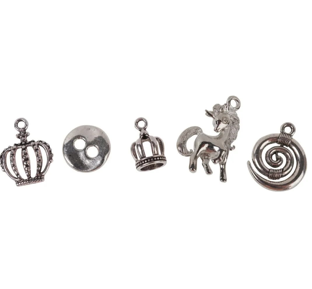 VBS Anhänger & Charms|Dekoelemente>Charms-Anhänger-Mix "Einhorn und Co"