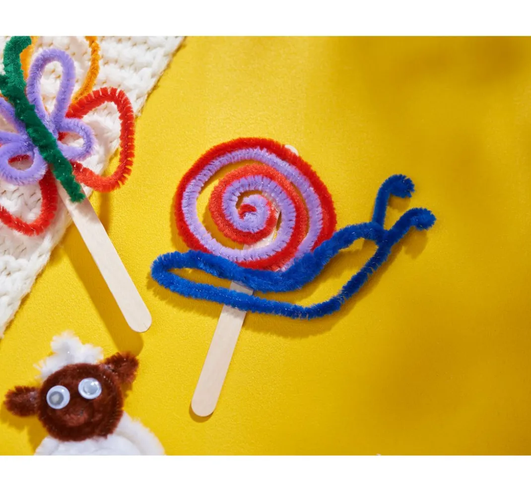 Kinder VBS Chenilledraht|Bastelzubehör>Chenilledraht "Farbenmix", 30 cm, 20er-Set
