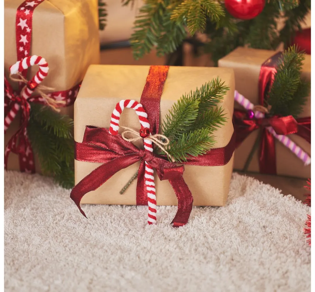 VBS Dekofiguren & -Objekte>Chenille-Zuckerstangen, 4er Set