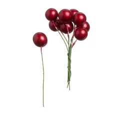VBS XXL Gräser & Beeren>VBS Deko-Beeren am Draht "Ø 10 mm", 400 Stück