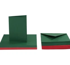 VBS XXL Karten & Umschläge|Kartengestaltung>VBS Doppelkarten mit Umschlägen "Classic Xmas", 50 Stück