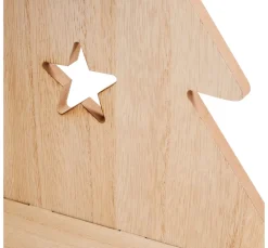 VBS Holz, Mdf & Pappmaché>Ecketagere "Weihnachtsbaum Pyramide"