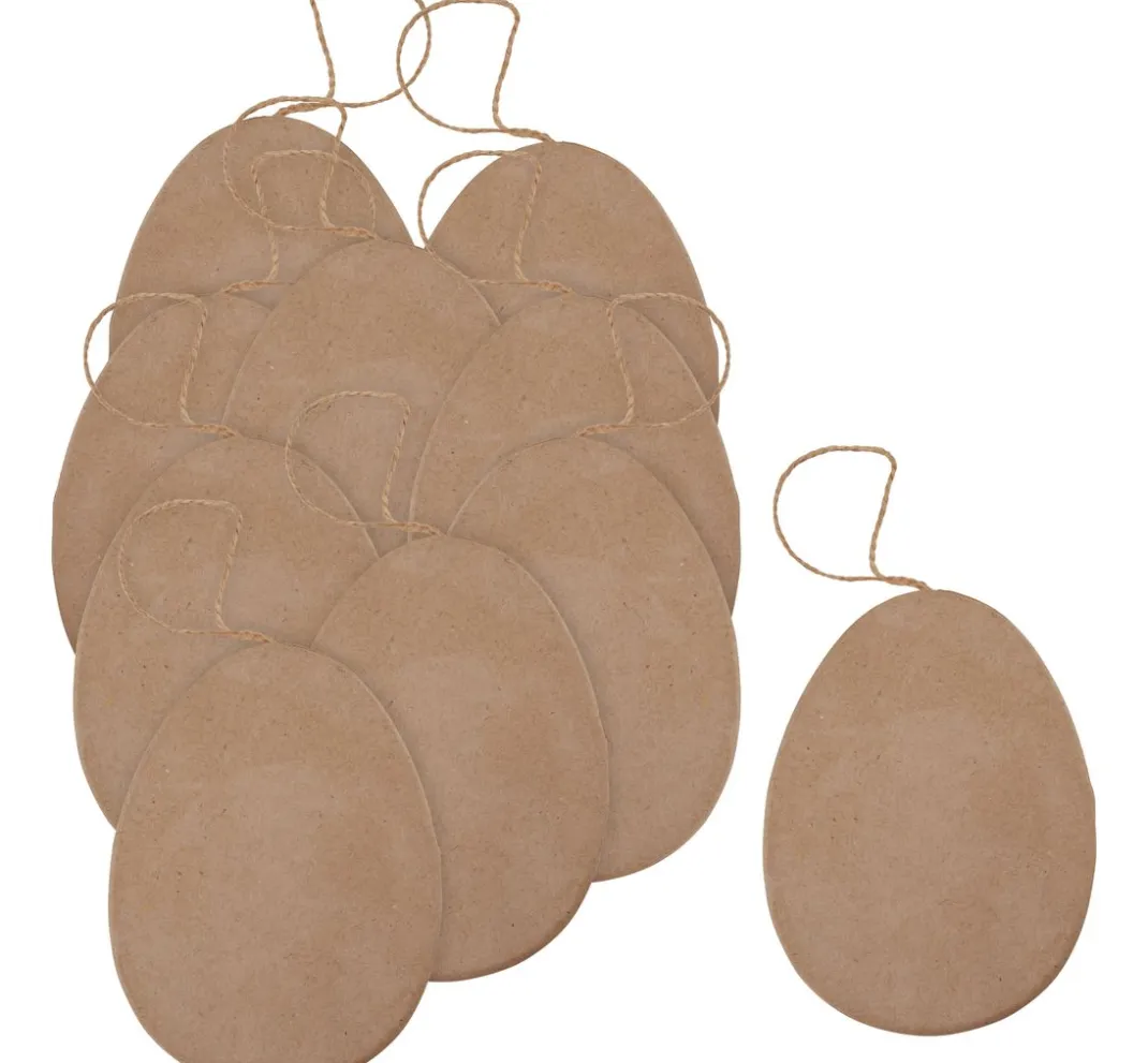 Kinder VBS Holz|Serviettentechnik>Ei-Anhänger, flach