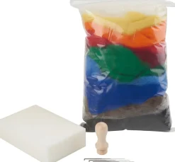 Kinder VBS Filz|Filzen>Einsteiger-Set "Trockenfilzen"