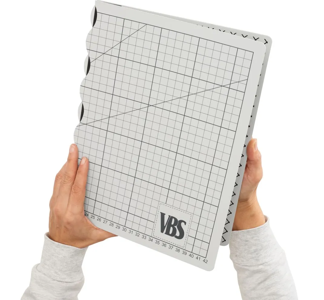 VBS Schneidematten & Unterlagen|Bastel - & Schneideunterlagen>Faltbare Schneidematte "Cool Grey"