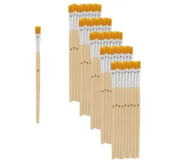 Kinder VBS XXL Pinsel|Pinsel>VBS Flachpinsel Synthetikhaar "Größe 8", 50 Stück