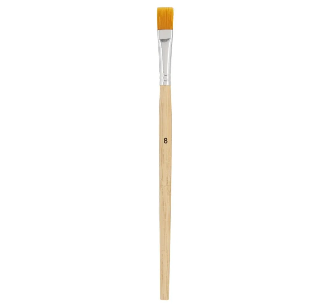 Kinder VBS XXL Pinsel|Pinsel>VBS Flachpinsel Synthetikhaar "Größe 8", 50 Stück