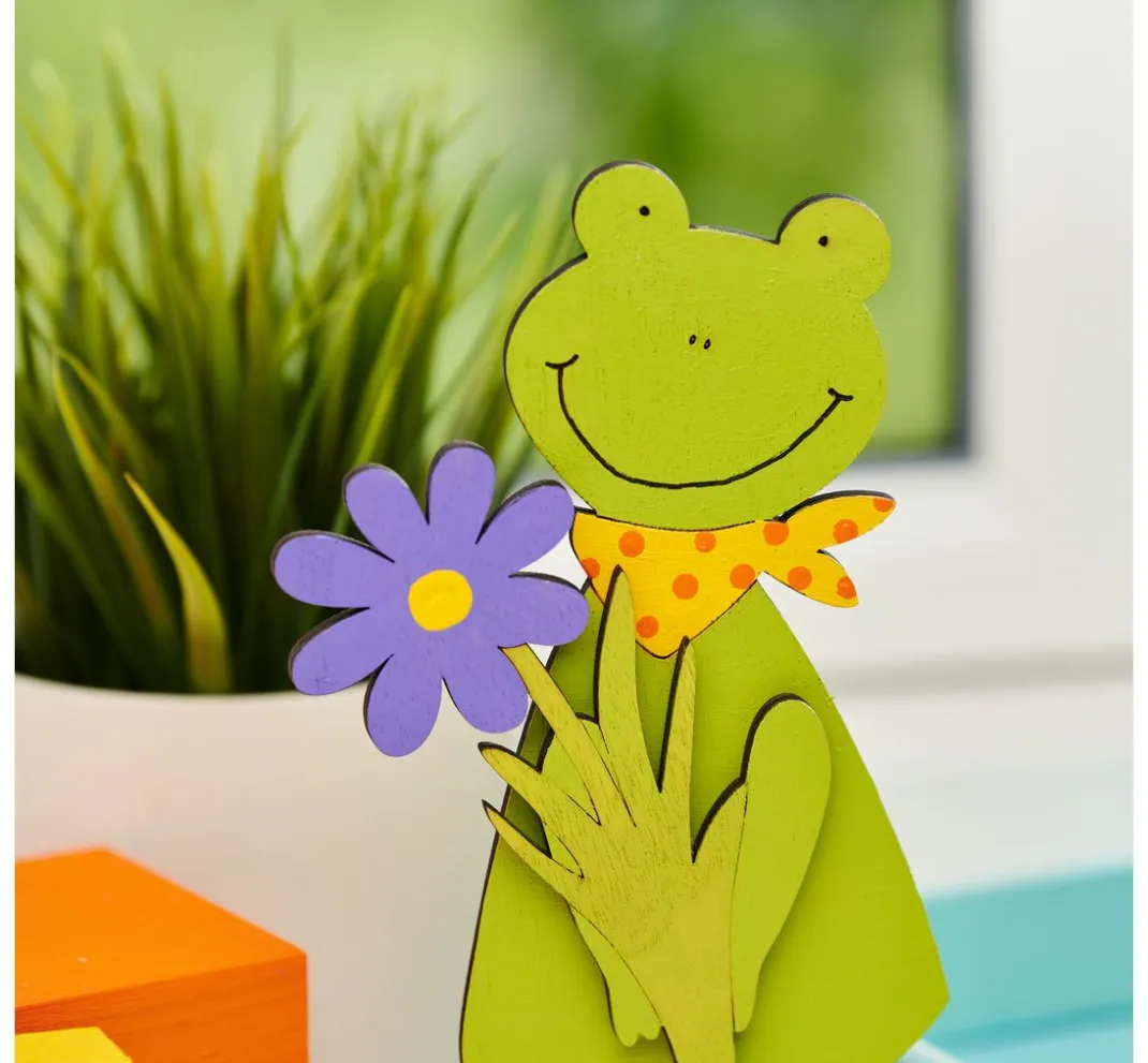 VBS Holz, Mdf & Pappmaché>Frosch "Froggi"