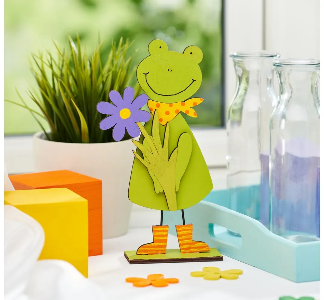 VBS Holz, Mdf & Pappmaché>Frosch "Froggi"