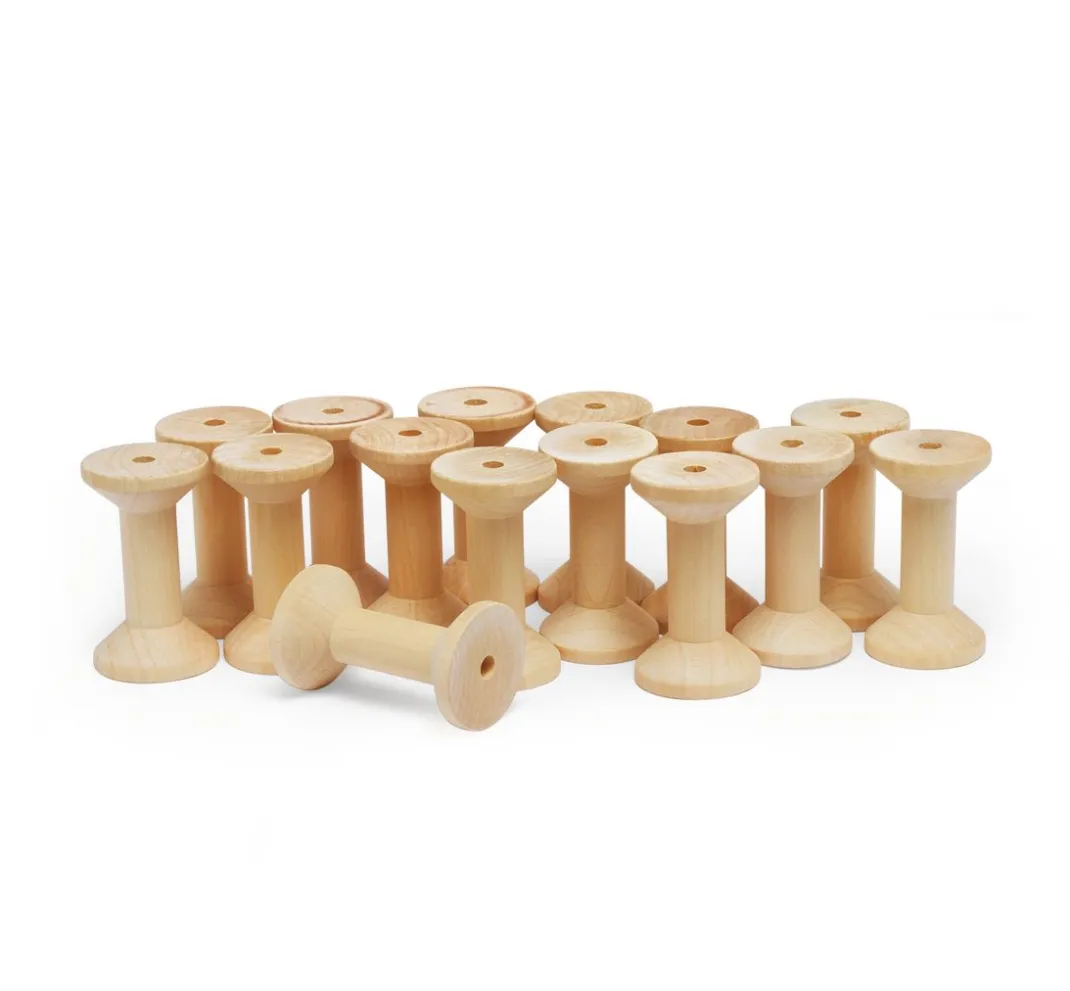 VBS XXL Weiteres Nähzubehör|Holz, Mdf & Pappmaché>VBS Garnrollen "Ø 3,5 cm", 15 Stück